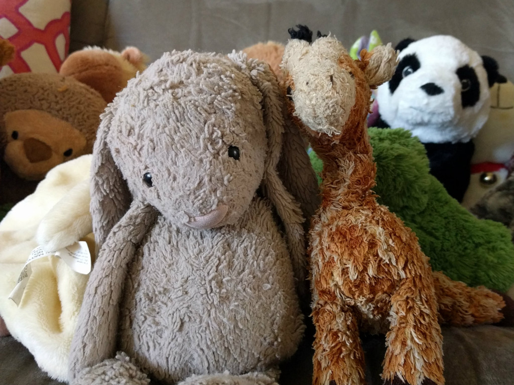 Bo & Giraffe, the chosen lovies | Mama Bird Blog