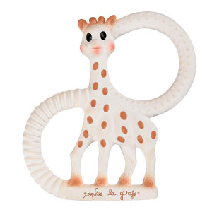 choosing the perfect diaper bag | sophie the girafe chew ring