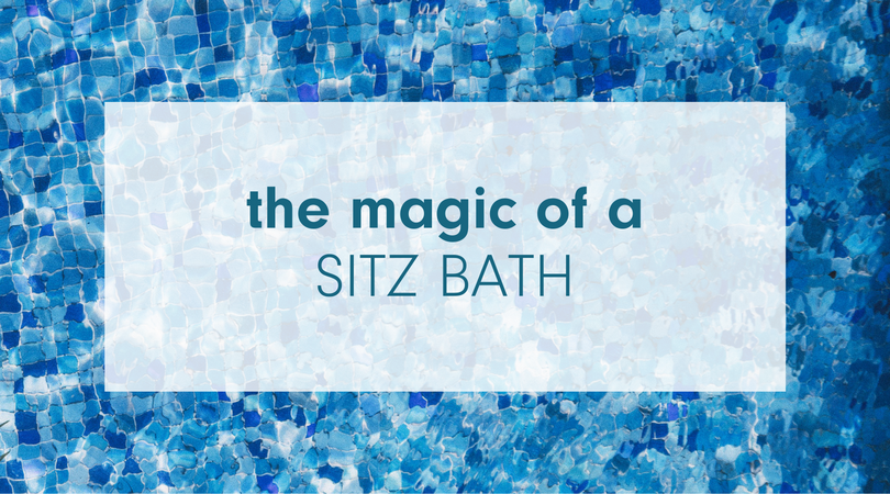 The Magic of a Sitz Bath and why we recommend it | mama bird box | gifts for pregnant women