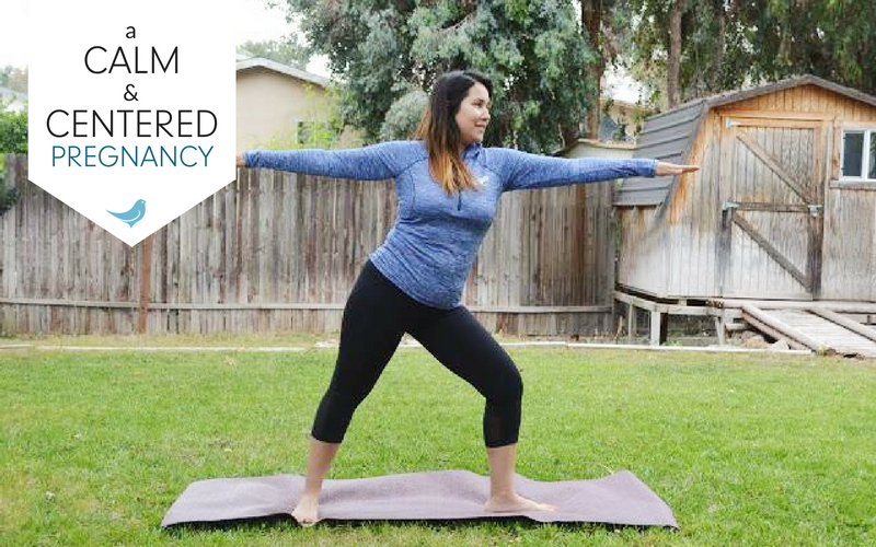 a calm and centered pregnancy | the power of yoga during pregnancy | mama bird box