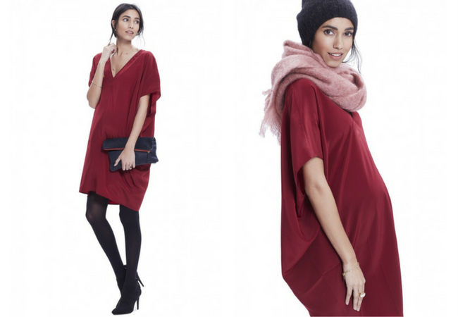 Image of Hatch Slouch Dress - holiday maternity party dresses that will show off your baby bump in style - mama bird box - gifts for pregnant mom